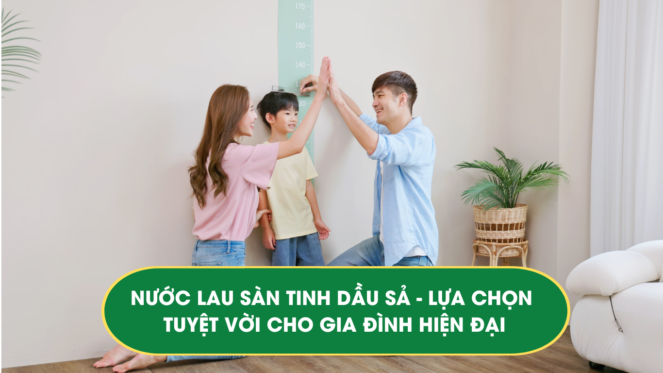 Nước lau sàn tinh dầu sả