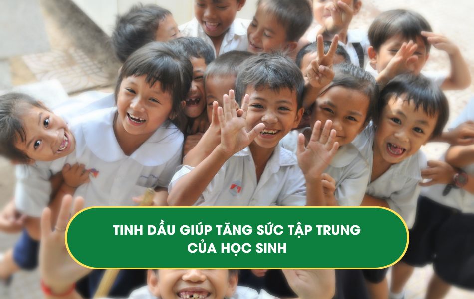 Tinh dầu - giải pháp cho vấn đề mất tập trung của trẻ