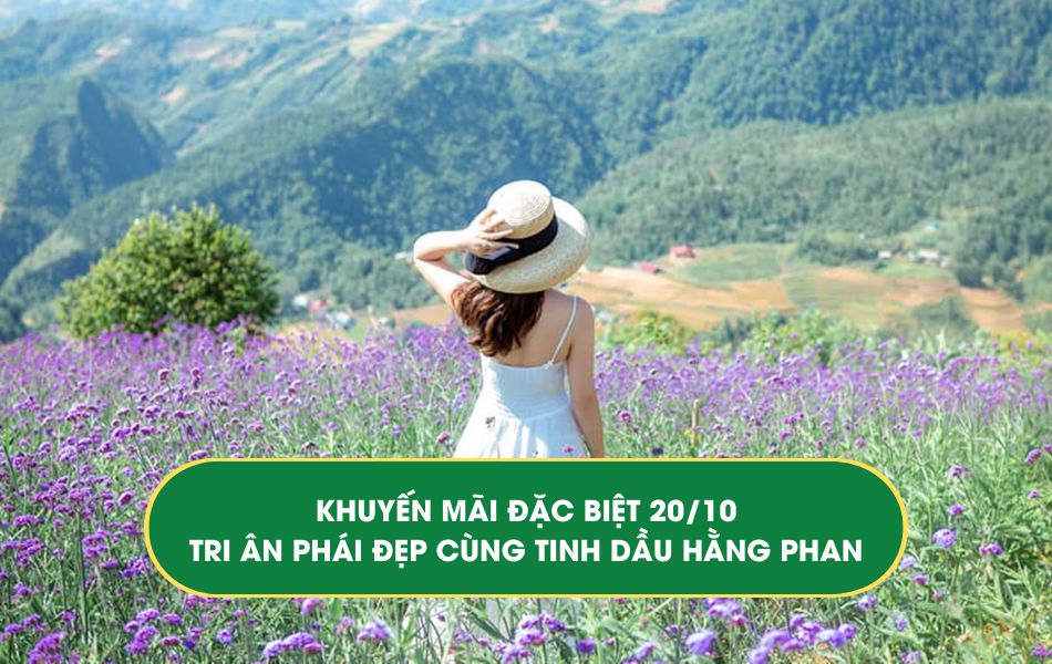 khuyến mãi đặc biệt của Tinh dầu Hằng Phan dành tặng người phụ nữ Việt