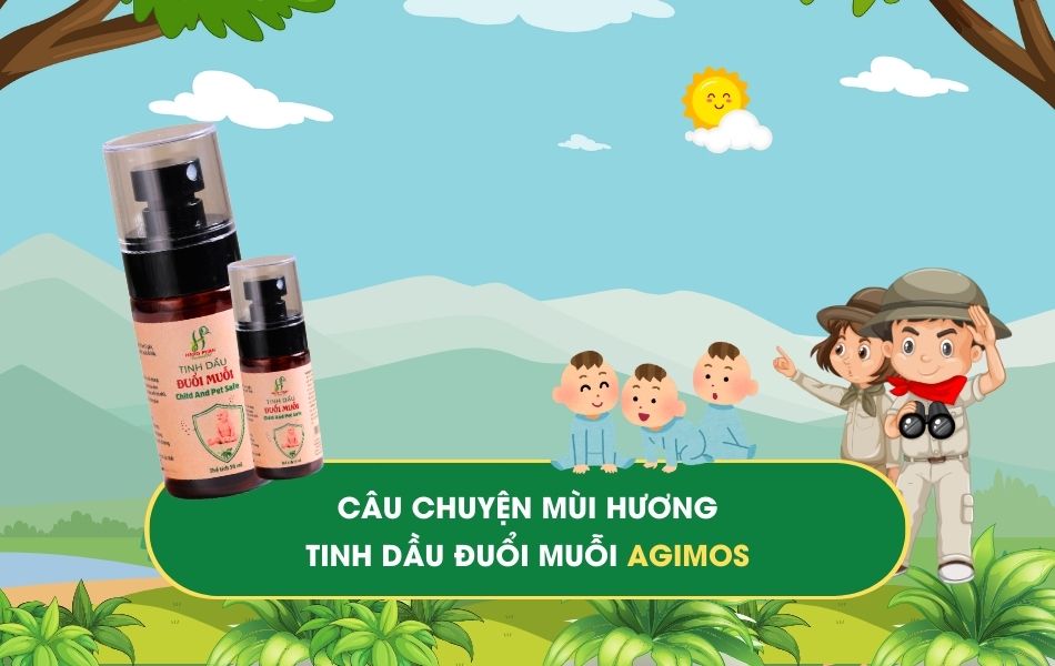 Tinh dầu đuổi muỗi Agimos Hằng Phan - bảo vệ sức khỏe gia đình Việt