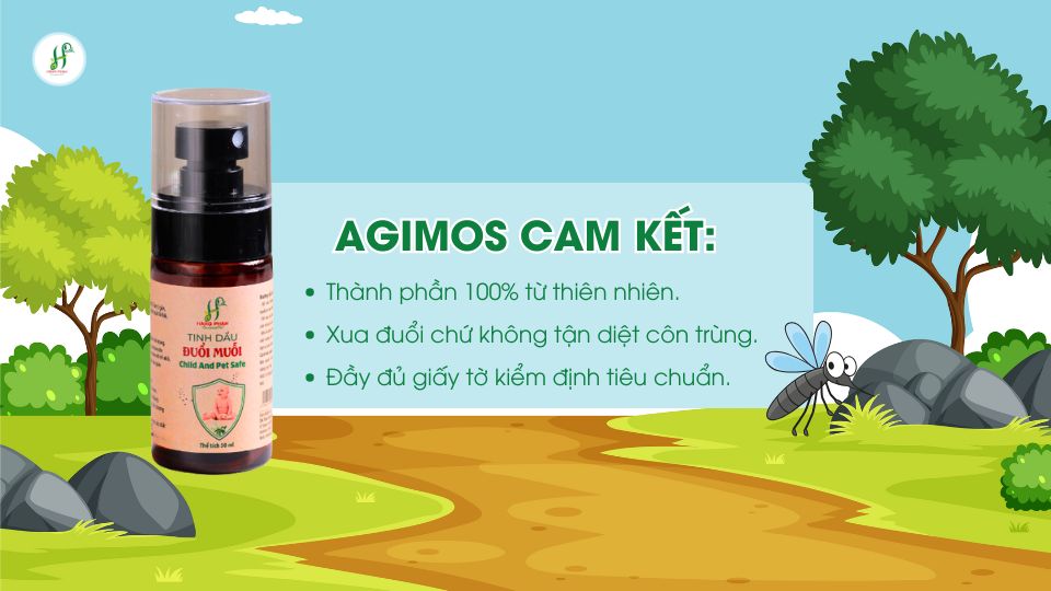 Tinh dầu Hằng Phan và những cam kết về sản phẩm Tinh dầu đuổi muỗi Agimos