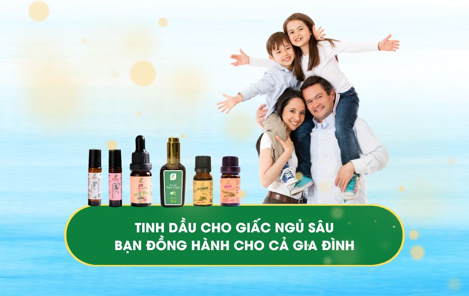 Tinh dầu cho giấc ngủ sâu - bạn đồng hành cho cả gia đình