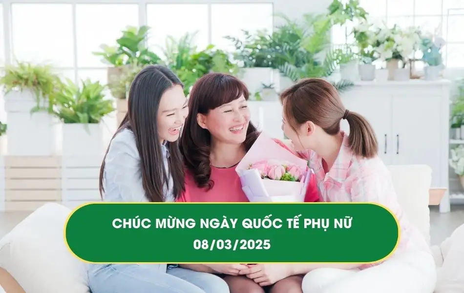 Chúc mừng ngày Quốc tế Phụ nữ 8/3