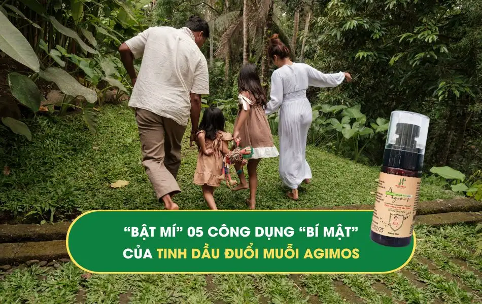 Bật mí 05 công dụng bí mật của tinh dầu đuổi muỗi Agimos