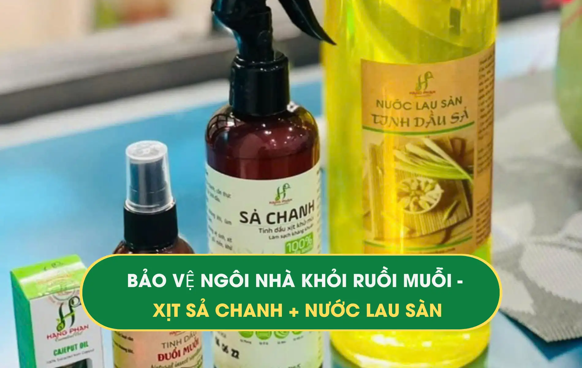 xịt sả chanh - nước lau sàn