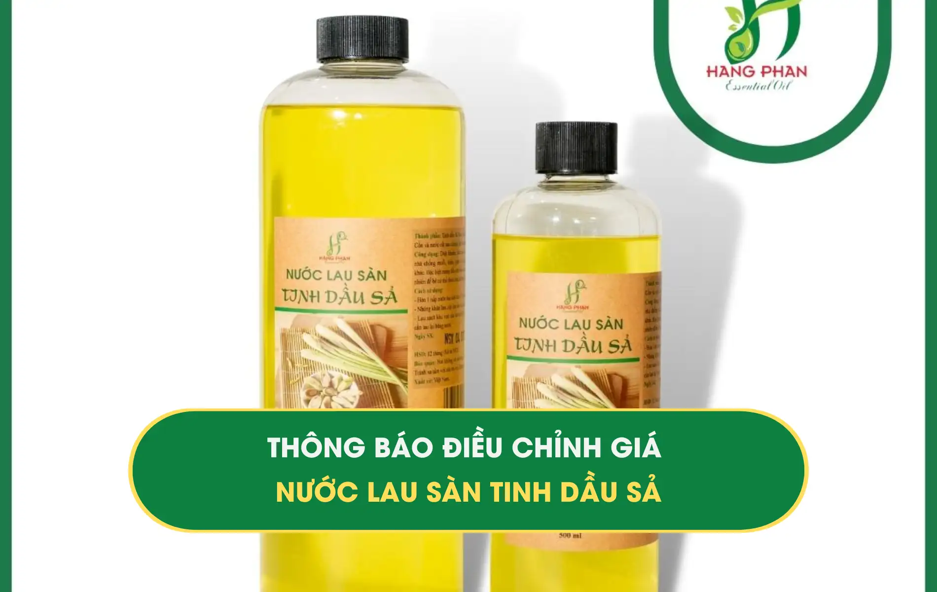 Nước lau sàn tinh dầu Sả