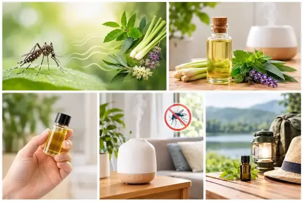 Tinh dầu thiên nhiên với khả năng xua đuổi côn trùng hiệu quả