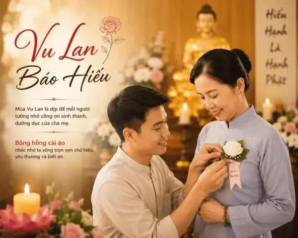 Vu lan 2026: Hiếu hạnh là hạnh Phật