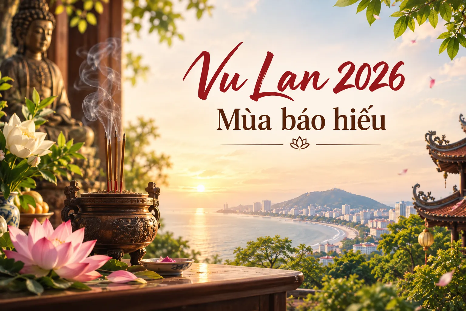 Vu lan 2026: Mùa báo hiếu