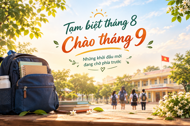 Tạm biệt tháng 8, chào tháng 9!