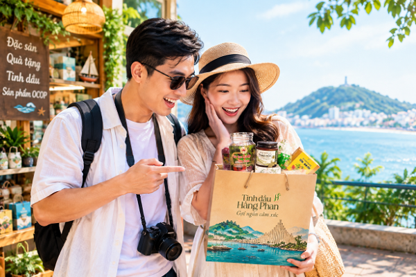 Shop Quà tặng Vũng Tàu - Lan tỏa đặc sản địa phương 2 Shop quà tặng Vũng Tàu dành tặng bất ngờ cho du khách với những sản phẩm địa phương