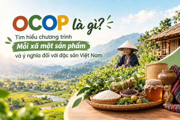 OCOP là gì? Tiêu chí đánh giá và ý nghĩa sản phẩm OCOP?